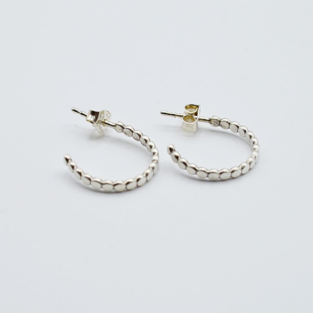 Oorbellen parel creool