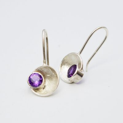 Oorbellen amethist