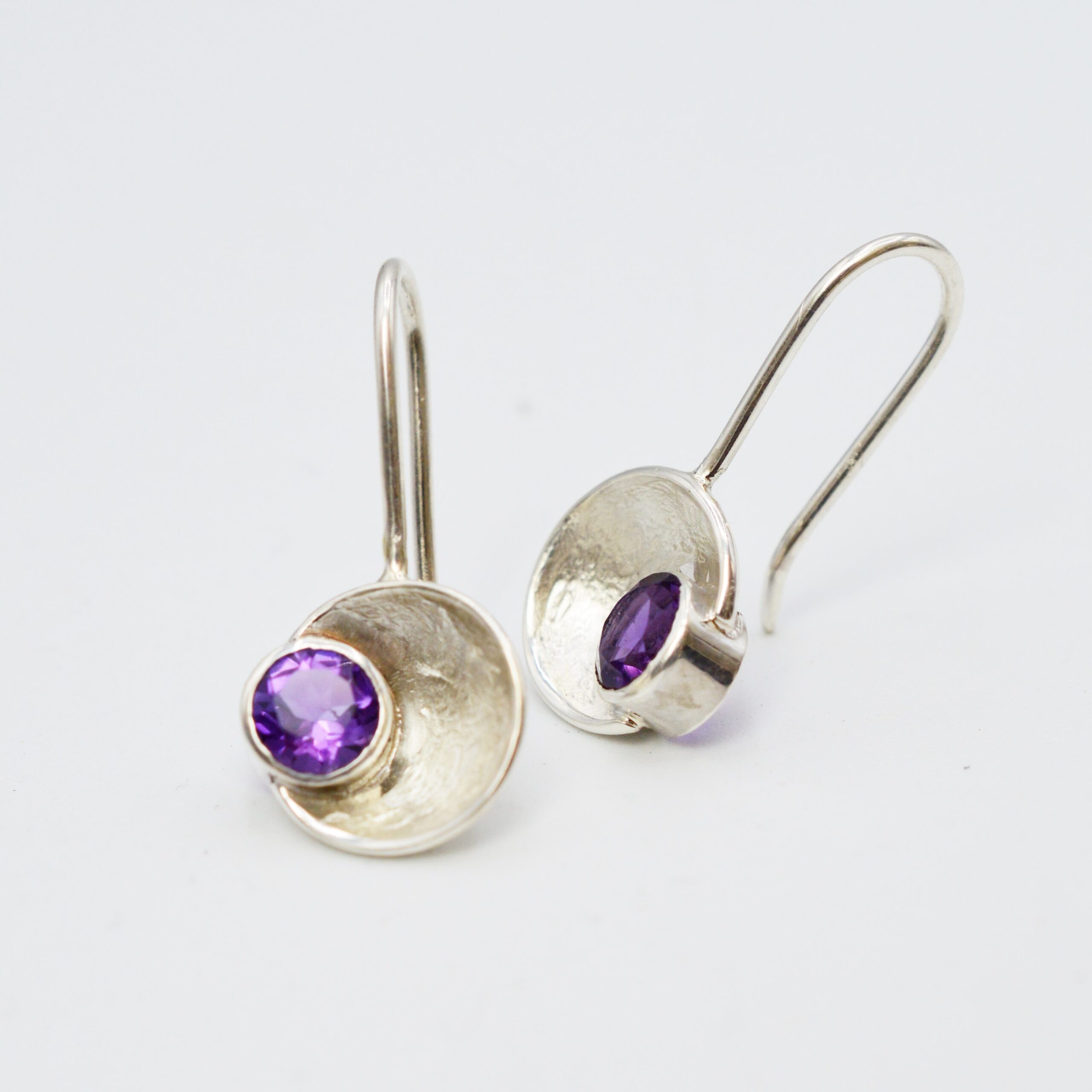 Oorbellen amethist