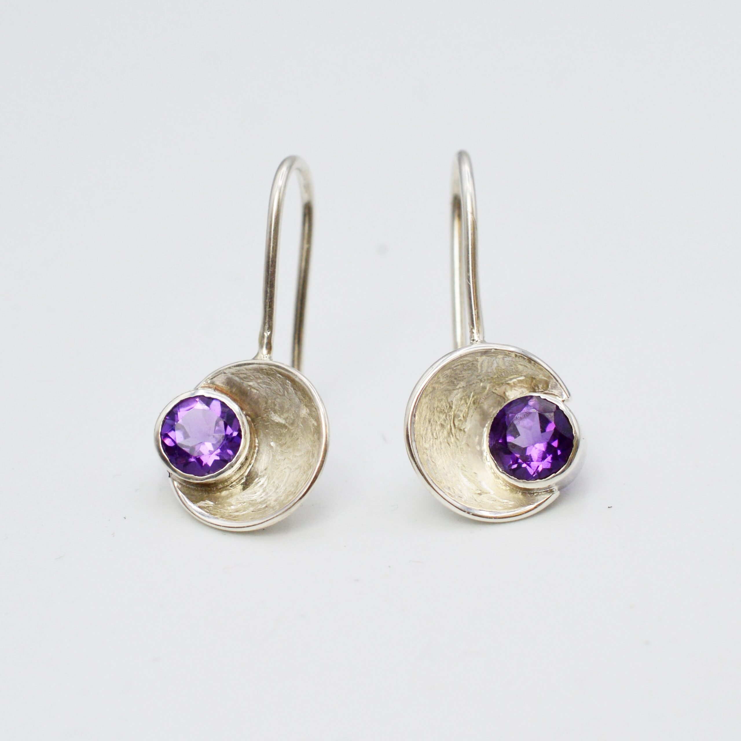Oorbellen amethist - Afbeelding 4