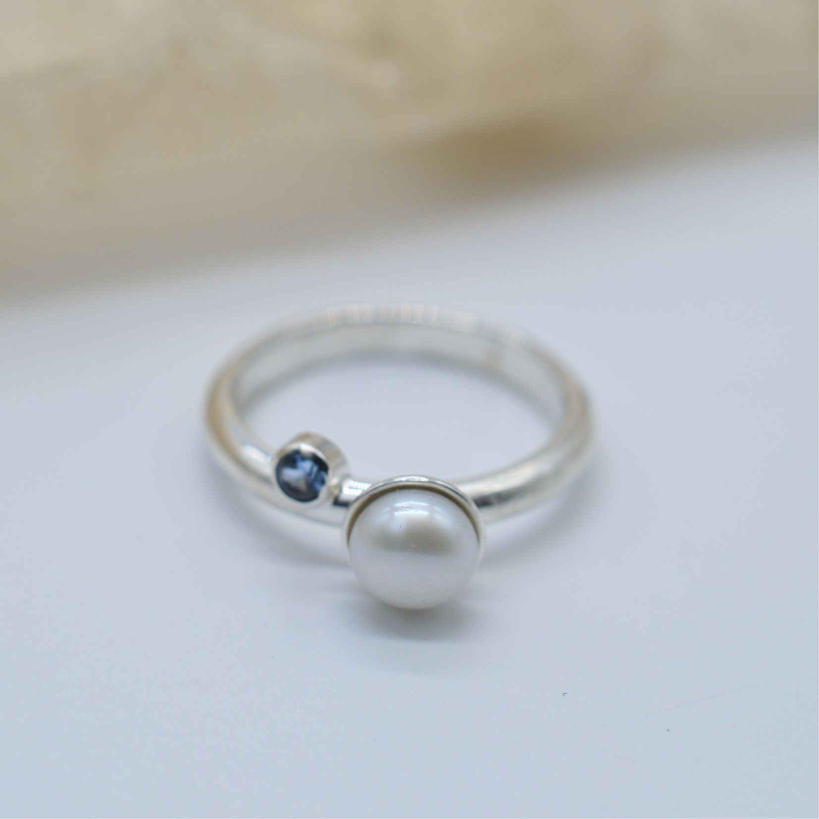 Ring aqua parel - Afbeelding 5